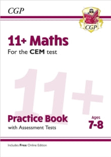 11+ CEM Maths Practice Book & Assessment Tests - Ages 7-8 (with Online Edition) - CGP Books; CGP Books (Paperback) 14-01-2019 
