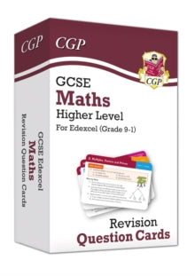 Grade 9-1 GCSE Maths Edexcel Revision Question Cards - Higher - CGP Books; CGP Books (Mixed media product) 28-03-2019 