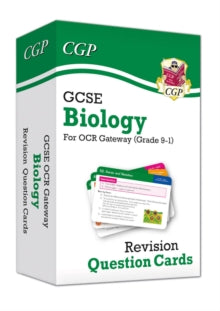 CGP OCR Gateway GCSE Biology  GCSE Biology OCR Gateway Revision Question Cards - CGP Books; CGP Books (Hardback) 08-08-2019 