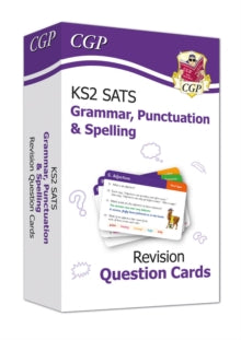 New KS2 English SATS Revision Question Cards: Grammar, Punctuation & Spelling (for the 2022 tests) - CGP Books; CGP Books (Mixed media product) 20-08-2019 