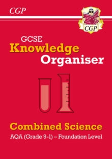 New GCSE Knowledge Organiser: AQA Combined Science - Foundation (Grade 9-1) - CGP Books; CGP Books (Paperback) 31-03-2020 