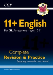 New 11+ GL English Complete Revision and Practice - Ages 10-11 (with Online Edition) - CGP Books; CGP Books (Paperback) 23-06-2020 