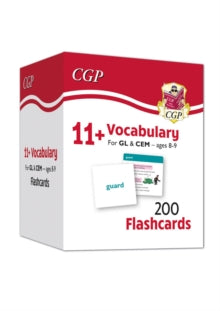 CGP 11+ Ages 9-10  11+ Vocabulary Flashcards for Ages 9-10 - Pack 1 - CGP Books; CGP Books (Hardback) 26-08-2020 