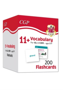 CGP 11+ Ages 8-9  11+ Vocabulary Flashcards for Ages 8-9 - Pack 1 - CGP Books; CGP Books (Hardback) 28-08-2020 