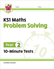 New KS1 Maths 10-Minute Tests: Problem Solving - Year 2 - CGP Books; CGP Books (Paperback) 07-09-2020 