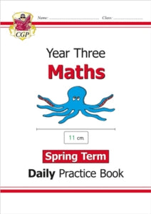 New KS2 Maths Daily Practice Book: Year 3 - Spring Term - CGP Books; CGP Books (Paperback) 07-09-2020 
