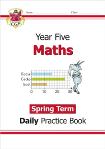 New KS2 Maths Daily Practice Book: Year 5 - Spring Term - CGP Books; CGP Books (Paperback) 27-08-2020 
