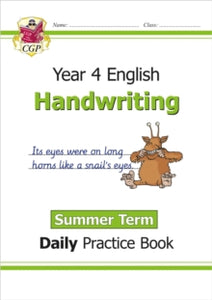 New KS2 Handwriting Daily Practice Book: Year 4 - Summer Term - CGP Books; CGP Books (Paperback) 30-09-2020 