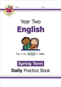 New KS1 English Daily Practice Book: Year 2 - Spring Term - CGP Books; CGP Books (Paperback) 15-09-2020 