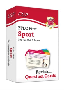 CGP BTEC First  BTEC First in Sport: Revision Question Cards - CGP Books; CGP Books (Hardback) 10-12-2020 