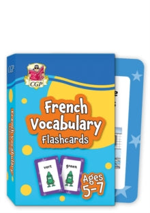 CGP KS1 Activity Books and Cards  French Vocabulary Flashcards for Ages 5-7 (with Free Online Audio) - CGP Books; CGP Books (Hardback) 22-04-2022 
