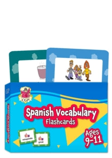 CGP KS2 Activity Books and Cards  Spanish Vocabulary Flashcards for Ages 9-11 (with Free Online Audio) - CGP Books; CGP Books (Hardback) 24-05-2022 