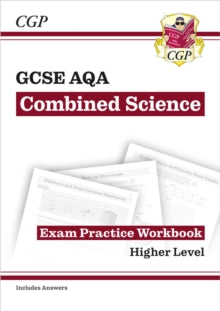 CGP AQA GCSE Combined Science  New GCSE Combined Science AQA Higher Exam Practice Workbook with CGP RevisionHub - CGP Books; CGP Books (Mixed media product) 27-08-2025 