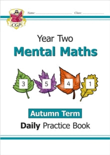 CGP Year 2 Daily Workbooks  KS1 Mental Maths Year 2 Daily Practice Book: Autumn Term - CGP Books; CGP Books (Paperback) 24-05-2021 