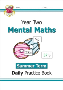 CGP Year 2 Daily Workbooks  KS1 Mental Maths Year 2 Daily Practice Book: Summer Term - CGP Books; CGP Books (Paperback) 11-06-2021 