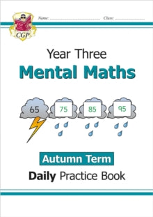 CGP Year 3 Daily Workbooks  KS2 Mental Maths Year 3 Daily Practice Book: Autumn Term - CGP Books; CGP Books (Paperback) 03-06-2021 