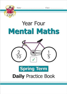 CGP Year 4 Daily Workbooks  KS2 Mental Maths Year 4 Daily Practice Book: Spring Term - CGP Books; CGP Books (Paperback) 26-11-2021 