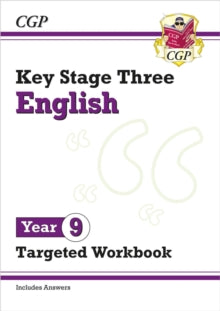 CGP KS3 Targeted Workbooks  KS3 Year 9 English Targeted Workbook (with answers) - CGP Books; CGP Books (Paperback) 04-11-2021 