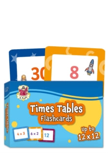 CGP KS1 Activity Books and Cards  Times Tables Flashcards: perfect for learning the 1 to 12 times tables - CGP Books; CGP Books (Hardback) 18-05-2022 