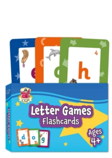 CGP KS1 Activity Books and Cards  Letter Games Flashcards for Ages 4+ - CGP Books; CGP Books (Hardback) 26-05-2022 