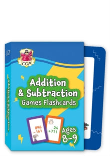 CGP KS2 Activity Books and Cards  Addition & Subtraction Games Flashcards for Ages 8-9 (Year 4) - CGP Books; CGP Books (Hardback) 25-04-2022 