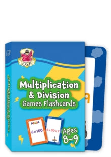 CGP KS2 Activity Books and Cards  Multiplication & Division Games Flashcards for Ages 8-9 (Year 4) - CGP Books; CGP Books (Hardback) 25-04-2022 
