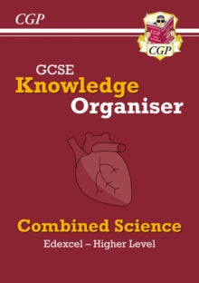 CGP Edexcel GCSE Combined Science  GCSE Combined Science Edexcel Knowledge Organiser - Higher - CGP Books; CGP Books (Paperback) 23-12-2021 