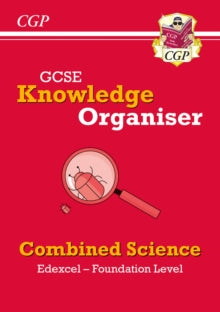 CGP Edexcel GCSE Combined Science  GCSE Combined Science Edexcel Knowledge Organiser - Foundation - CGP Books; CGP Books (Paperback) 06-01-2022 