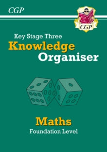 CGP KS3 Knowledge Organisers  KS3 Maths Knowledge Organiser - Foundation - CGP Books; CGP Books (Paperback) 06-01-2022 