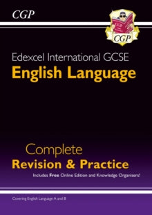 CGP IGCSE English  Edexcel International GCSE English Language: Complete Revision & Practice with Online Edition - CGP Books; CGP Books (Mixed media product) 06-04-2023 