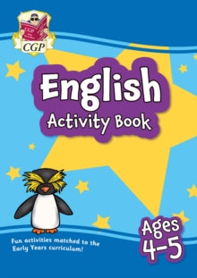 CGP Reception Activity Books and Cards  English Activity Book for Ages 4-5 (Reception) - CGP Books; CGP Books (Paperback) 28-03-2022 