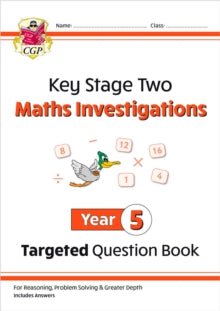 CGP Year 5 Maths  KS2 Maths Investigations Year 5 Targeted Question Book - CGP Books; CGP Books (Paperback) 09-05-2022 