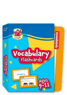 CGP KS2 Activity Books and Cards  Vocabulary Flashcards for Ages 9-11 - CGP Books; CGP Books (Hardback) 08-11-2022 