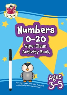 CGP Reception Activity Books and Cards  Numbers 0-20 Wipe-Clean Activity Book for Ages 3-5 (with pen) - CGP Books; CGP Books (Mixed media product) 10-07-2023 