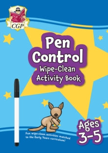 CGP Reception Activity Books and Cards  Pen Control Wipe-Clean Activity Book for Ages 3-5 (with pen) - CGP Books; CGP Books (Mixed media product) 12-07-2023 