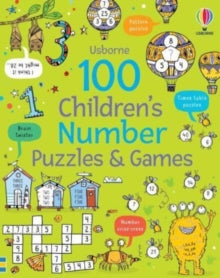 Puzzles, Crosswords and Wordsearches  100 Children's Number Puzzles and Games - Phillip Clarke; Pope Twins (Paperback) 13-02-2025 