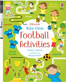 Wipe-clean Activities  Wipe-Clean Football Activities - Kirsteen Robson; Manuela Berti (Paperback) 05-06-2025 