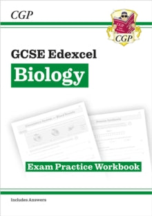 CGP Edexcel GCSE Biology  GCSE Biology Edexcel Exam Practice Workbook (includes answers) - CGP Books; CGP Books (Paperback) 30-11-2022 