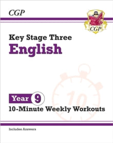 CGP KS3 10-Minute Tests  KS3 Year 9 English 10-Minute Weekly Workouts - CGP Books; CGP Books (Paperback) 04-05-2023 