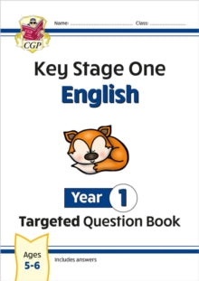 CGP Year 1 English  KS1 English Year 1 Targeted Question Book - CGP Books; CGP Books (Paperback) 06-04-2023 
