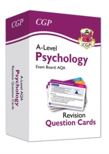 CGP A-Level Psychology  A-Level Psychology AQA Revision Question Cards (For exams in 2026) - CGP Books; CGP Books (Hardback) 08-09-2023 