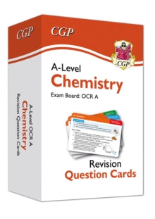 CGP OCR A A-Level Chemistry  A-Level Chemistry OCR A Revision Question Cards - CGP Books; CGP Books (Hardback) 10-10-2023 