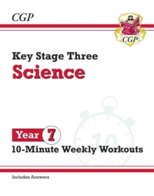 KS3 Year 7 Science 10-Minute Weekly Workouts (includes answers) - CGP Books; CGP Books (Paperback) 18-03-2024 