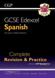 CGP Edexcel GCSE Spanish  New GCSE Spanish Edexcel Complete Revision & Practice with CGP RevisionHub (for exams from 2026) - CGP Books; CGP Books (Mixed media product) 10-02-2025 