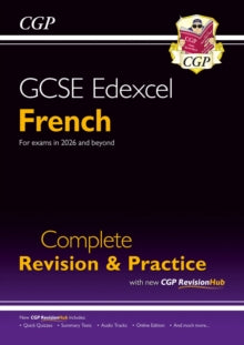 CGP Edexcel GCSE French  New GCSE French Edexcel Complete Revision & Practice with CGP RevisionHub (for exams from 2026) - CGP Books; CGP Books (Mixed media product) 31-10-2024 