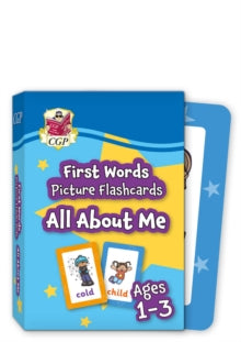 CGP Preschool Activity Books and Cards  First Words Picture Flashcards for Ages 1-3: All About Me - CGP Books; CGP Books (Hardback) 10-05-2024 