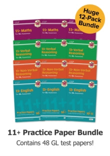 11+ GL Ultimate 12-pack Practice Paper Bundle with 48 Test Papers - for Ages 10-11 - CGP Books; CGP Books (Mixed media product) 24-09-2024 