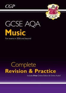 New GCSE Music AQA Complete Revision & Practice with Audio & Online Edition (for exams from 2026) - CGP Books; CGP Books (Mixed media product) 05-11-2024 