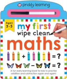 My First Wipe Clean  My First Wipe Clean Maths - Roger Priddy (Board book) 09-05-2024 