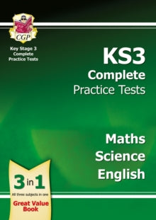 CGP KS3 Practice Papers  KS3 Complete Practice Tests - Maths, Science & English - CGP Books; CGP Books (Paperback) 23-01-2014 